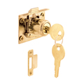 Prime-Line Solid Brass, Drawer and Cabinet Door Spring Latch Single Pack U 10665